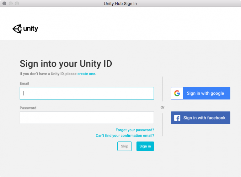 【Unity Hub】Unity ID でログイン らぶらぶはぁと